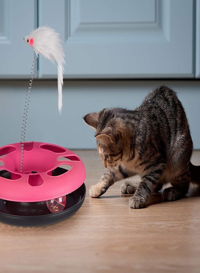 Smart Pups Catch The Mouse & Ball Cat Toy, Interactive, Training, Activity Toy for Cats & Kittens Colour May Very Pack of 1 Pcs - Image 2